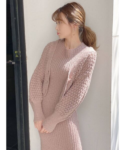 dazzlin(ダズリン)の「4wayポップコーンマーメイドワンピース(ワンピース・レディース・グレー/アイボリー/モカ・FREE)」の18枚目の写真