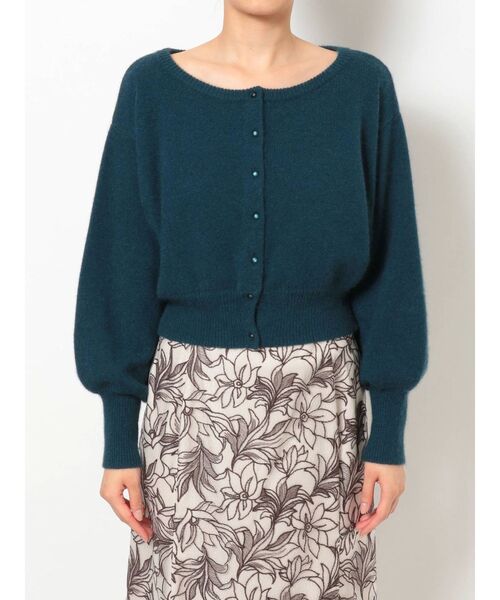 MERCURYDUO(マーキュリーデュオ)の「fluffyオフショル2WAYニット(ニット/セーター・レディース・ダークグリーン/ベージュ/アイボリー/ラベンダー・FREE)」の15枚目の写真