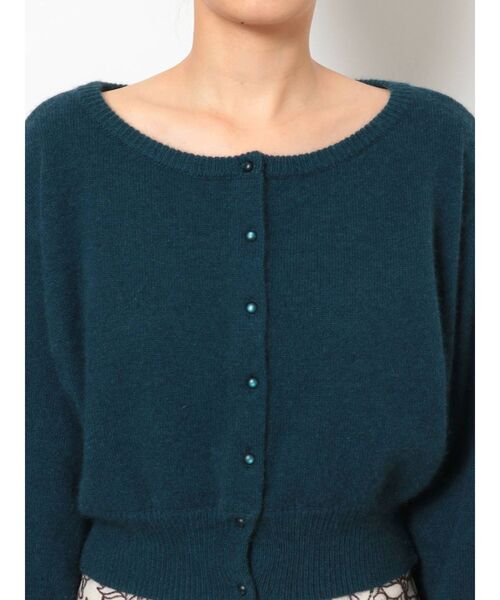 MERCURYDUO(マーキュリーデュオ)の「fluffyオフショル2WAYニット(ニット/セーター・レディース・ダークグリーン/ベージュ/アイボリー/ラベンダー・FREE)」の7枚目の写真