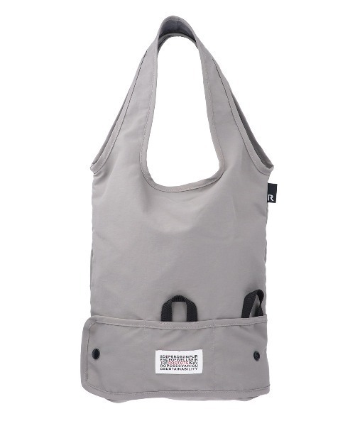 ROOTOTE(ルートート)の「ルートート/ウォッシャブル ミニエコバッグ コンパクト SN.マルクトート.ミニ-B(エコバッグ/サブバッグ・レディース・ブルー/グレー/ホワイト/オリーブ/ブラック/レッド・FREE)」の4枚目の写真