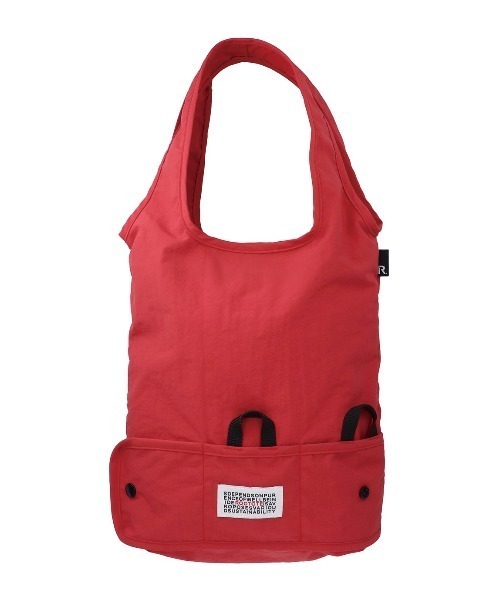 ROOTOTE(ルートート)の「ルートート/ウォッシャブル ミニエコバッグ コンパクト SN.マルクトート.ミニ-B(エコバッグ/サブバッグ・レディース・ブルー/グレー/ホワイト/オリーブ/ブラック/レッド・FREE)」の6枚目の写真