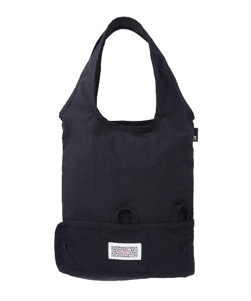 ROOTOTE(ルートート)の「ルートート/ウォッシャブル ミニエコバッグ コンパクト SN.マルクトート.ミニ-B(エコバッグ/サブバッグ・レディース・ブルー/グレー/ホワイト/オリーブ/ブラック/レッド・FREE)」の3枚目の写真