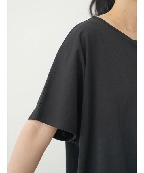 AMERICAN HOLIC（アメリカンホリック）の「異素材カットプルオーバー（Tシャツ/カットソー・レディース・ブラック/モカ・L/M）」の16枚目の写真