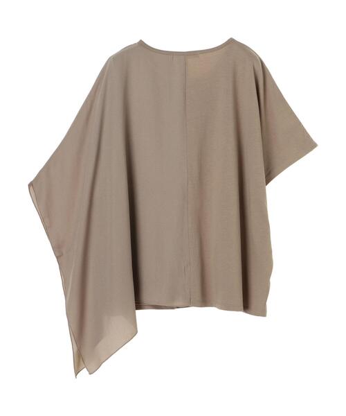 AMERICAN HOLIC（アメリカンホリック）の「異素材カットプルオーバー（Tシャツ/カットソー・レディース・ブラック/モカ・L/M）」の10枚目の写真