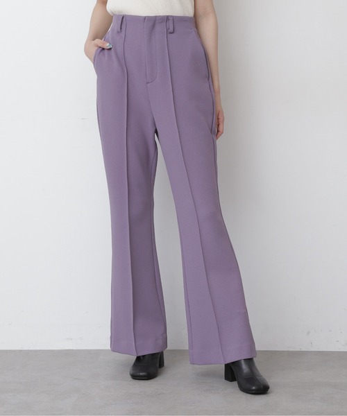 FREE'S MART（フリーズマート）の「【Sシリーズ対応】カルゼカットソーフレアパンツ（その他パンツ・レディース・ブラック/オレンジ/パープル/グリーン/グリーン系その他/レッド/ブラウン・X-SMALL/MEDIUM/SMALL）」の6枚目の写真