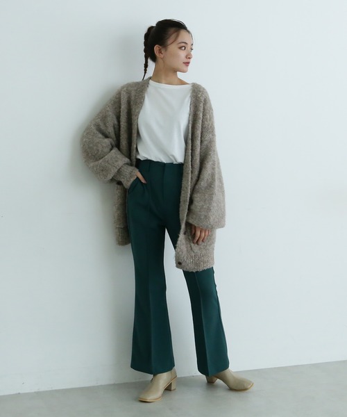 FREE'S MART（フリーズマート）の「【Sシリーズ対応】カルゼカットソーフレアパンツ（その他パンツ・レディース・ブラック/オレンジ/パープル/グリーン/グリーン系その他/レッド/ブラウン・X-SMALL/MEDIUM/SMALL）」の19枚目の写真