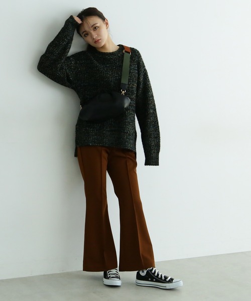 FREE'S MART（フリーズマート）の「【Sシリーズ対応】カルゼカットソーフレアパンツ（その他パンツ・レディース・ブラック/オレンジ/パープル/グリーン/グリーン系その他/レッド/ブラウン・X-SMALL/MEDIUM/SMALL）」の18枚目の写真