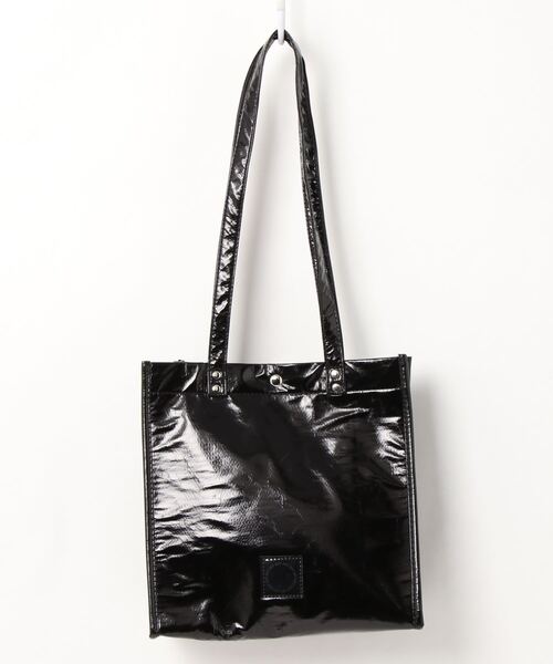 EDT（イーディーティー）の「EDT/イーディーティー BOX BAG LEIGH（トートバッグ・レディース・杢グレー/ブラック/ホワイト・ONE SIZE）」の2枚目の写真