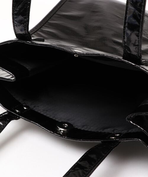 EDT（イーディーティー）の「EDT/イーディーティー BOX BAG LEIGH（トートバッグ・レディース・杢グレー/ブラック/ホワイト・ONE SIZE）」の6枚目の写真