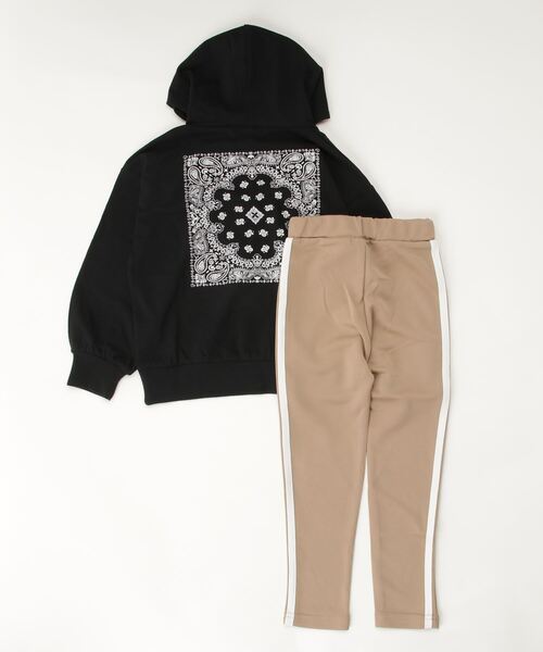 THE CASUAL(カジュアル)の「セットアップ ビッグ プルオーバー パーカー スウェット ライン パンツ キッズ(パーカー・キッズ・ホワイト系その他2/ホワイト系その他/ブラック系その他・140cm/120cm/150cm/160cm/110cm/130cm)」の15枚目の写真