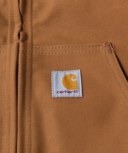 Carhartt(カーハート)の「CARHARTT- DUCK QUILTED FLANNEL(ブルゾン・メンズ・ブラック/ブラウン・M/L/S)」の5枚目の写真