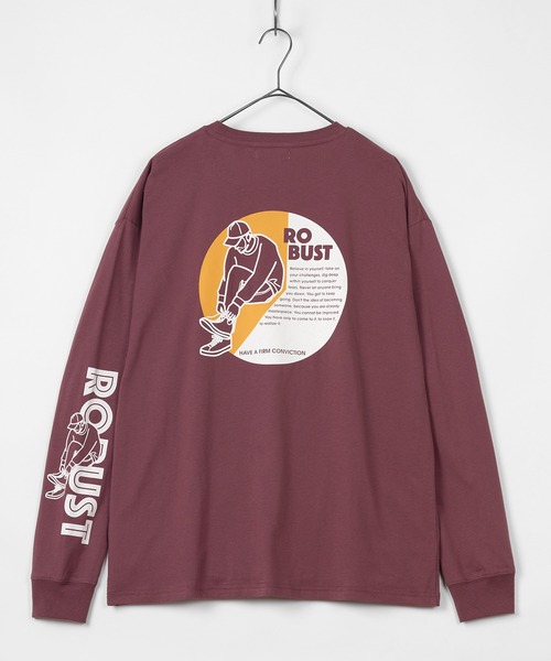 セール イラストグラフィック バックプリント 袖プリント長袖tシャツ Usaコットン Tシャツ カットソー Make A Ray メイク ア レイ のファッション通販 Zozotown