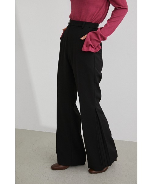 STYLEMIXER（スタイルミキサー）の「ボックスタックフレアパンツ（スラックス・レディース・イエロー系その他/ブラック/ベージュ/ブルー・X-SMALL/SMALL/MEDIUM）」の7枚目の写真