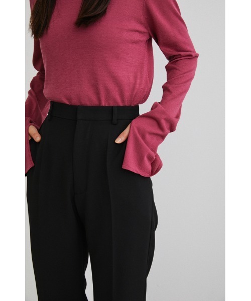 STYLEMIXER（スタイルミキサー）の「ボックスタックフレアパンツ（スラックス・レディース・イエロー系その他/ブラック/ベージュ/ブルー・X-SMALL/SMALL/MEDIUM）」の8枚目の写真