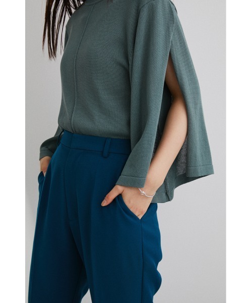 STYLEMIXER（スタイルミキサー）の「ボックスタックフレアパンツ（スラックス・レディース・イエロー系その他/ブラック/ベージュ/ブルー・X-SMALL/SMALL/MEDIUM）」の22枚目の写真