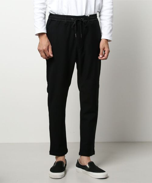 STYLEBLOCK(スタイルブロック)の「ストレッチ裏シャギーテーパードパンツ(その他パンツ・メンズ・ベージュ/ブラック/チャコール/カーキ/ネイビー・L/M)」の2枚目の写真