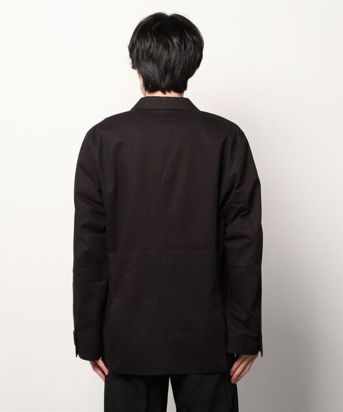PORT BY ARK（ポートバイアーク）の「PORT BY ARK / ポートバイアーク：Double Breasted Jacket：PO10-J001[COR]（テーラードジャケット・メンズ・ブラック/オリーブ・1/2）」の3枚目の写真