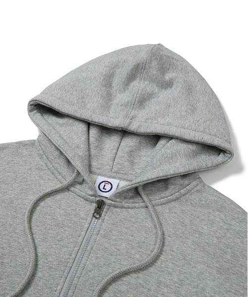 BORN CHAMPS（ボーンチャンプス）の「【BORN CHAMPS】JELLY BEAR ZIP UP / ボーンチャンプス ジェリー ベアー ジップアップ パーカー（パーカー・メンズ・グレー/レッド・SMALL/MEDIUM/LARGE）」の9枚目の写真