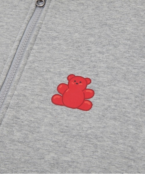 BORN CHAMPS（ボーンチャンプス）の「【BORN CHAMPS】JELLY BEAR ZIP UP / ボーンチャンプス ジェリー ベアー ジップアップ パーカー（パーカー・メンズ・グレー/レッド・SMALL/MEDIUM/LARGE）」の22枚目の写真