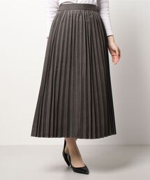 NICOLE white | ピーチ起毛プリーツスカート(スカート)