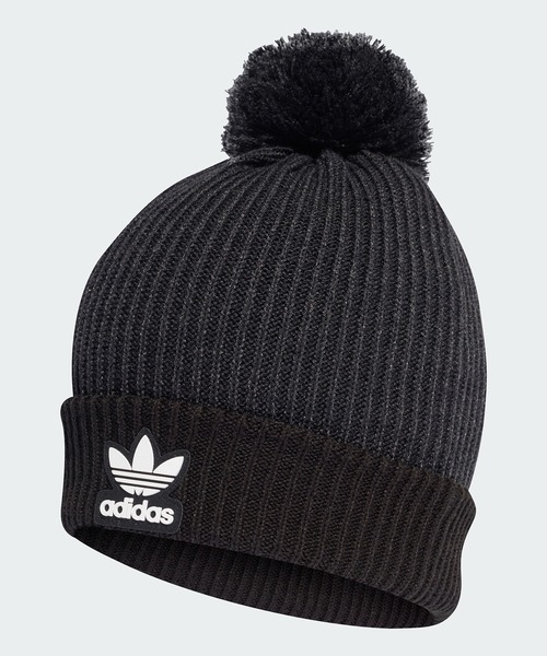 adidas(アディダス)の「アディカラー カレッジ ポンポン ビーニー / アディダスオリジナルス(ニットキャップ/ビーニー・メンズ・ブラック・MEDIUM/LARGE/X-LARGE)」の7枚目の写真
