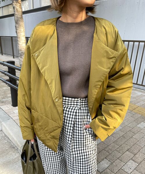 AG by aquagirl(エージーバイアクアガール)の「◆ミュラーダウン PAKAノーカラージャケット(ダウンジャケット/コート・レディース・こしょう色系/ライトブルー・38)」の16枚目の写真