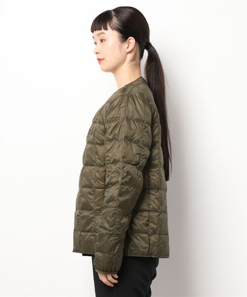Gramicci（グラミチ）の「【63】【GRAMICCI × TAION】INNER DOWN JACKET（ダウンジャケット/コート・レディース・ブラック/ベージュ/オリーブ/ネイビー・MEDIUM/X-LARGE/LARGE/SMALL/XX-LARGE/X-SMALL）」の5枚目の写真