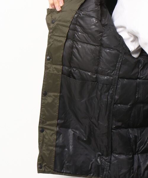 Gramicci（グラミチ）の「【63】【GRAMICCI × TAION】INNER DOWN JACKET（ダウンジャケット/コート・レディース・ブラック/ベージュ/オリーブ/ネイビー・MEDIUM/X-LARGE/LARGE/SMALL/XX-LARGE/X-SMALL）」の7枚目の写真