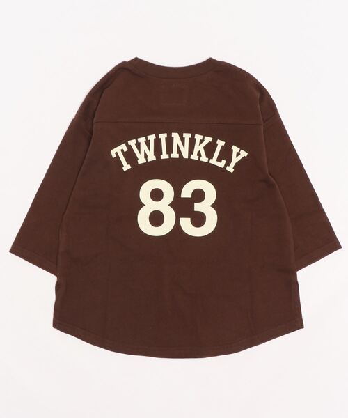 CIAOPANIC TYPY（チャオパニックティピー）の「【KIDS】ナンバリングロングTee（Tシャツ/カットソー・キッズ・オレンジ/カーキ/ブラウン・SMALL/XX-LARGE/LARGE/MEDIUM/X-LARGE）」の12枚目の写真