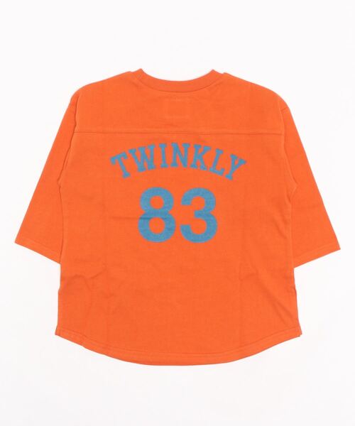 CIAOPANIC TYPY（チャオパニックティピー）の「【KIDS】ナンバリングロングTee（Tシャツ/カットソー・キッズ・オレンジ/カーキ/ブラウン・SMALL/XX-LARGE/LARGE/MEDIUM/X-LARGE）」の13枚目の写真