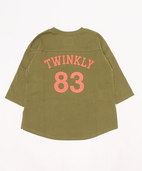 CIAOPANIC TYPY（チャオパニックティピー）の「【KIDS】ナンバリングロングTee（Tシャツ/カットソー・キッズ・オレンジ/カーキ/ブラウン・SMALL/XX-LARGE/LARGE/MEDIUM/X-LARGE）」の14枚目の写真