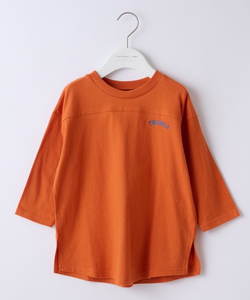 CIAOPANIC TYPY（チャオパニックティピー）の「【KIDS】ナンバリングロングTee（Tシャツ/カットソー・キッズ・オレンジ/カーキ/ブラウン・SMALL/XX-LARGE/LARGE/MEDIUM/X-LARGE）」の6枚目の写真