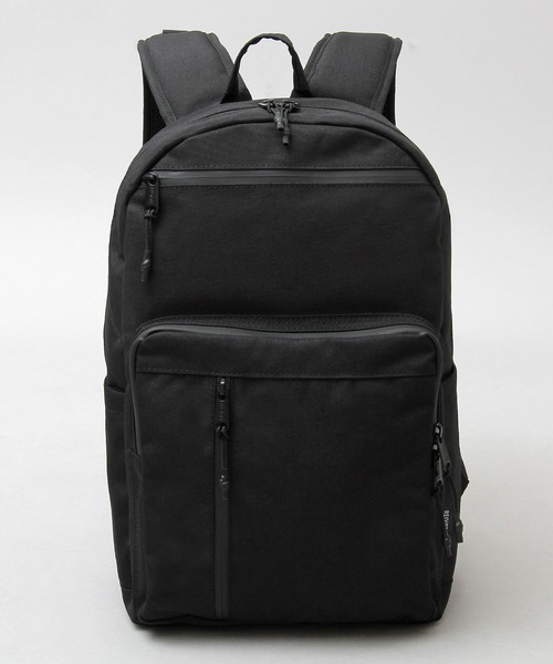 REGiSTA(レジスタ)の「撥水加工 ポリエステル スクエア バックパック / 大容量 リュック(バックパック/リュック・メンズ・ブラック・FREE)」の6枚目の写真