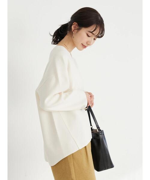 Green Parks(グリーンパークス)の「圧縮風カットプルオーバー*(Tシャツ/カットソー・レディース・ブラウン/アイボリー/ホワイト系その他/杢グレー・FREE)」の12枚目の写真