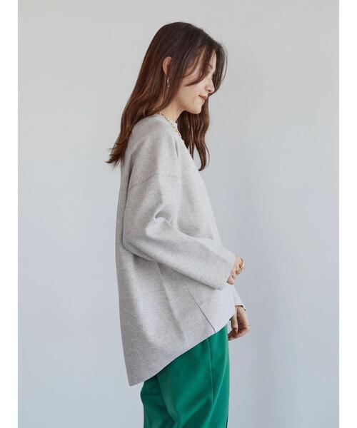 Green Parks(グリーンパークス)の「圧縮風カットプルオーバー*(Tシャツ/カットソー・レディース・ブラウン/アイボリー/ホワイト系その他/杢グレー・FREE)」の21枚目の写真