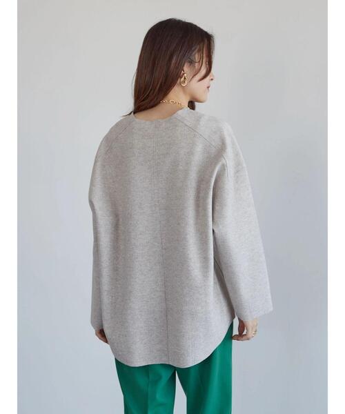Green Parks(グリーンパークス)の「圧縮風カットプルオーバー*(Tシャツ/カットソー・レディース・ブラウン/アイボリー/ホワイト系その他/杢グレー・FREE)」の22枚目の写真