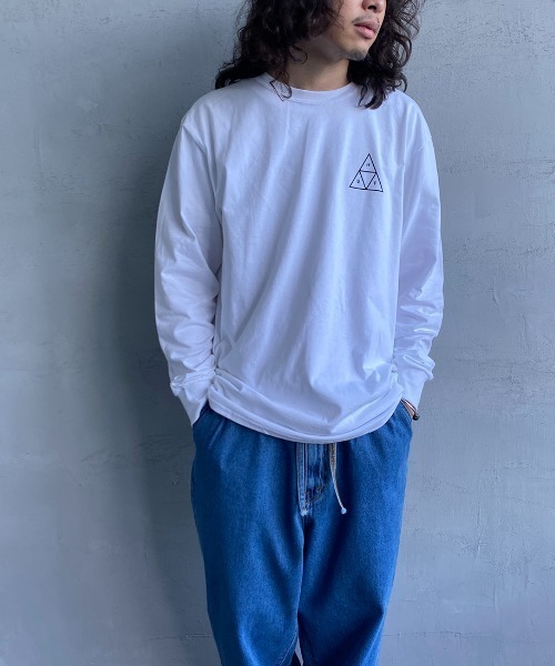 HUF ハフ　スウェット　プリントロゴ　バック・袖・胸プリント 楽天市場】ハフ 長袖Tシャツ HUF SET TT L／S TEE メンズ