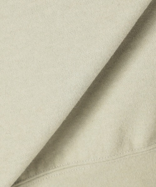 SLOBE IENA（スローブイエナ）の「ウーリージャージパーカー【手洗い可能】◆（パーカー・レディース・チャコールグレー/ベージュ/ライトグリーン・FREE）」の7枚目の写真