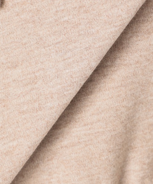 SLOBE IENA（スローブイエナ）の「ウーリージャージパーカー【手洗い可能】◆（パーカー・レディース・チャコールグレー/ベージュ/ライトグリーン・FREE）」の12枚目の写真