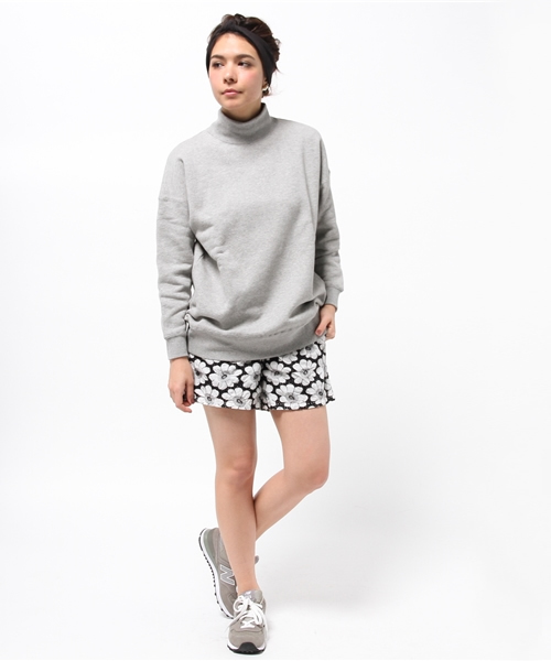 Ray BEAMS（レイビームス）の「Ray BEAMS / スウェットハイネック Bigプルオーバー（スウェット・レディース・オフホワイト/シルバー・ONE SIZE）」の4枚目の写真