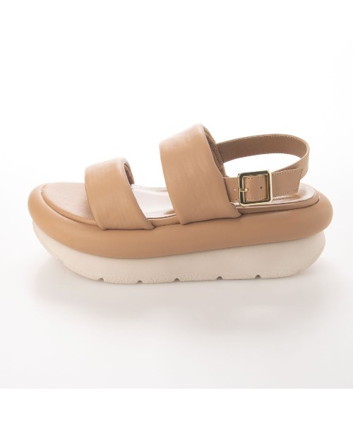 EVOL（イーボル）の「【EVOL】ダブルベルトバックバンドサンダル IS9818（サンダル・レディース・ブラック/ベージュ/アイボリー・S/M/L）」の10枚目の写真