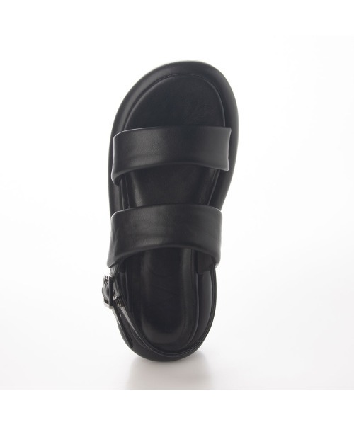 EVOL（イーボル）の「【EVOL】ダブルベルトバックバンドサンダル IS9818（サンダル・レディース・ブラック/ベージュ/アイボリー・S/M/L）」の7枚目の写真