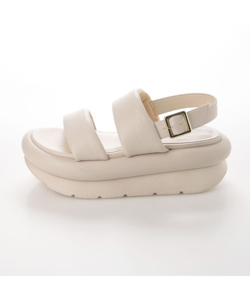 EVOL（イーボル）の「【EVOL】ダブルベルトバックバンドサンダル IS9818（サンダル・レディース・ブラック/ベージュ/アイボリー・S/M/L）」の15枚目の写真