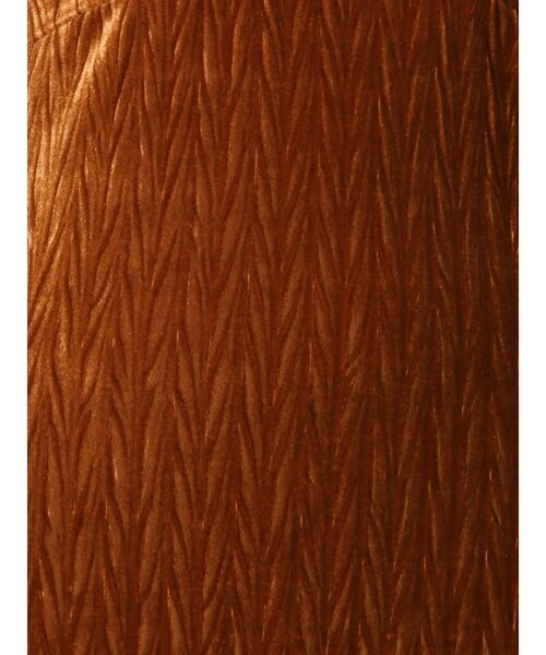 EVRIS（エヴリス）の「ヘリンボーンベロアワンピース（ワンピース・レディース・ブラック/オレンジ/カーキ・FREE）」の6枚目の写真