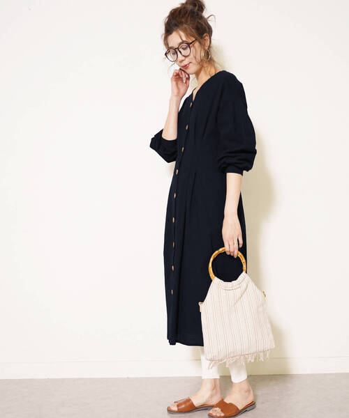 セール ブランド古着 長袖ワンピース ワンピース Reca レカ のファッション通販 Zozoused