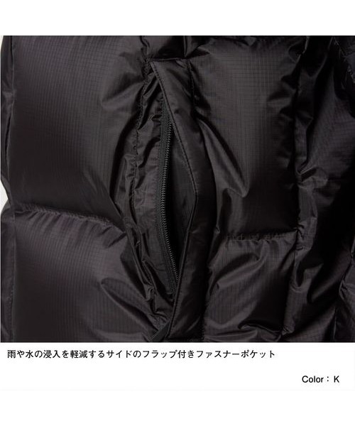THE NORTH FACE(ザノースフェイス)の「THE NORTH FACE (ノースフェイス) ウィンドストッパーヌプシフーディー/WS Nuptse Hoodie/ND92162(ダウンジャケット/コート・メンズ・ブラック・SMALL/MEDIUM/LARGE/X-LARGE)」の4枚目の写真