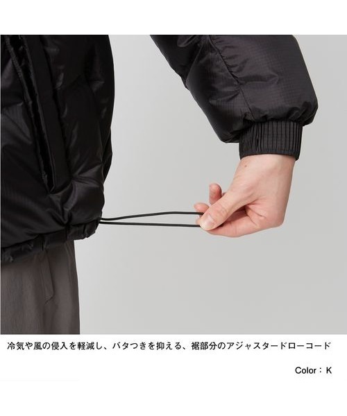 THE NORTH FACE(ザノースフェイス)の「THE NORTH FACE (ノースフェイス) ウィンドストッパーヌプシフーディー/WS Nuptse Hoodie/ND92162(ダウンジャケット/コート・メンズ・ブラック・SMALL/MEDIUM/LARGE/X-LARGE)」の13枚目の写真
