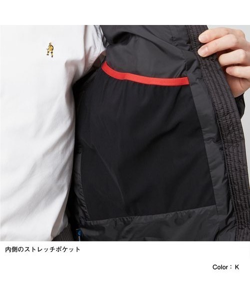 THE NORTH FACE(ザノースフェイス)の「THE NORTH FACE (ノースフェイス) ウィンドストッパーヌプシフーディー/WS Nuptse Hoodie/ND92162(ダウンジャケット/コート・メンズ・ブラック・SMALL/MEDIUM/LARGE/X-LARGE)」の9枚目の写真