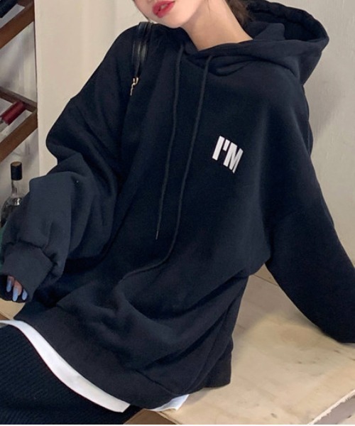 胸ロゴプルオーバーパーカー(WA)（パーカー）｜almo（アルモ）の