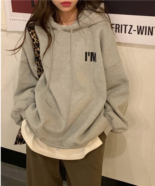 almo（アルモ）の「胸ロゴプルオーバーパーカー(WA)（パーカー・レディース・ブラック/パープル/グレー・X-LARGE）」の12枚目の写真